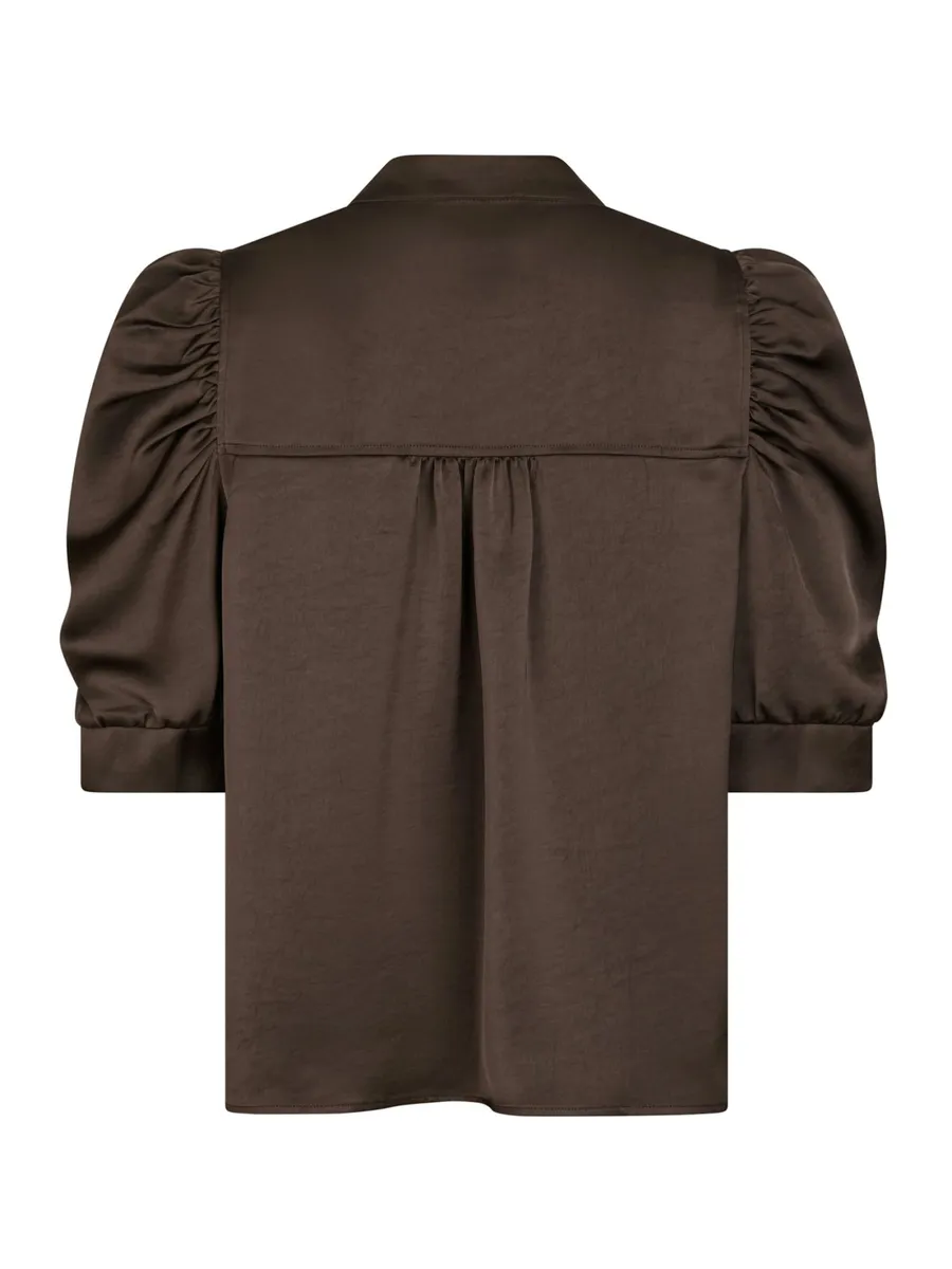 Neo Noir | Roella heavy sateen blouse