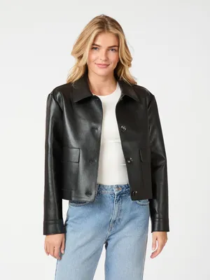 Neo Noir | Romana faux pu jacket