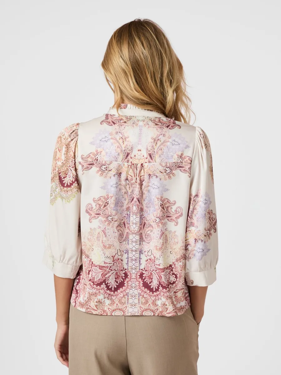 Neo Noir | Roselle artist paisley blouse
