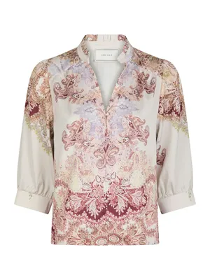 Neo Noir | Roselle artist paisley blouse