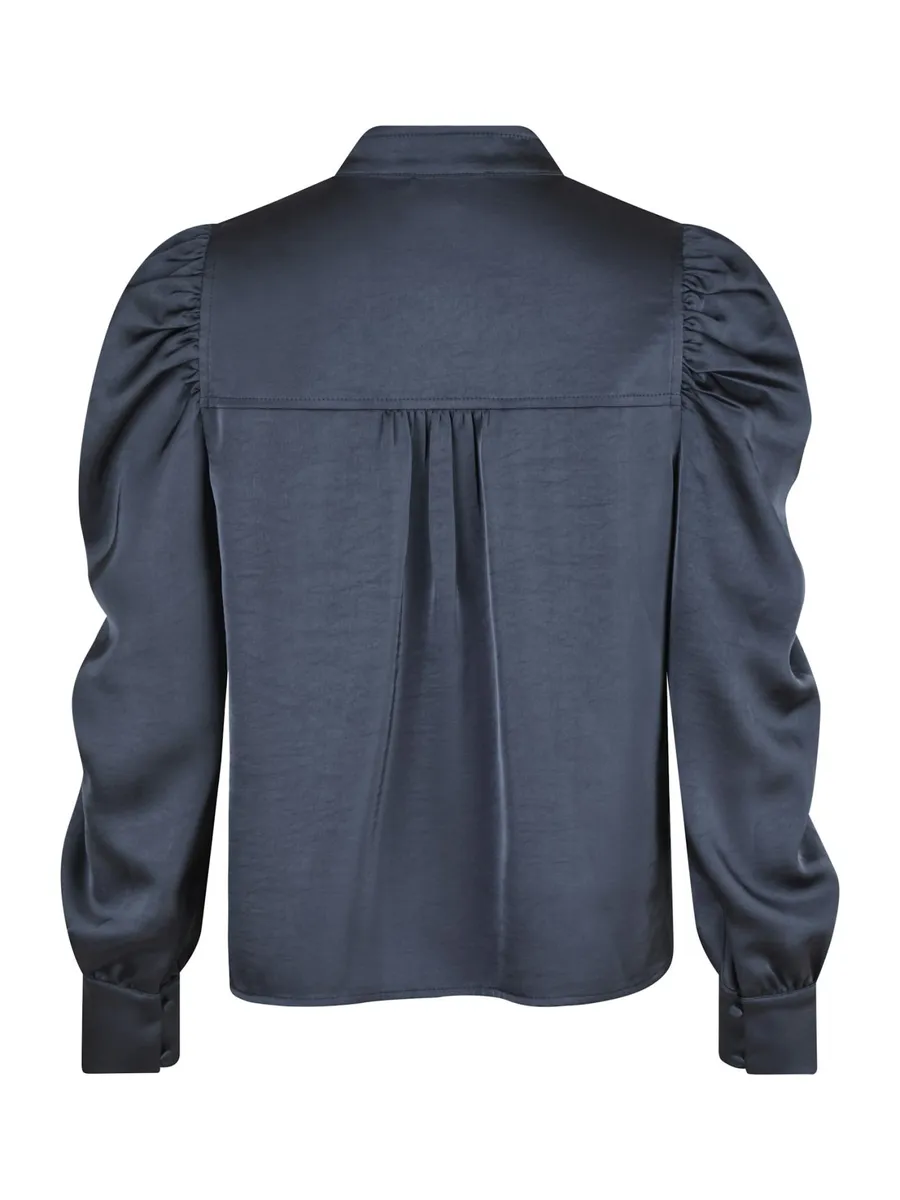 Neo Noir | Rosslyn heavy sateen blouse