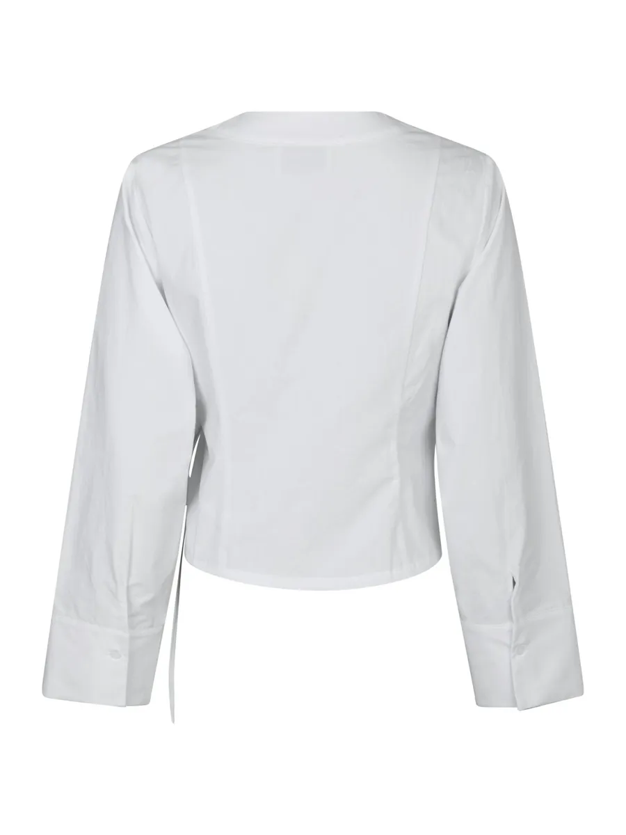 Neo Noir | Salvia poplin shirt