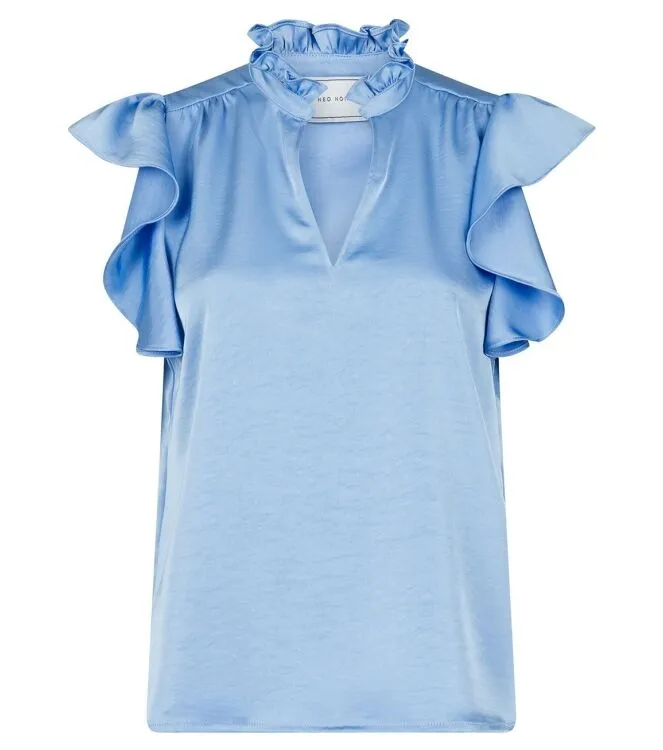 Neo Noir | Stella heavy sateen blouse