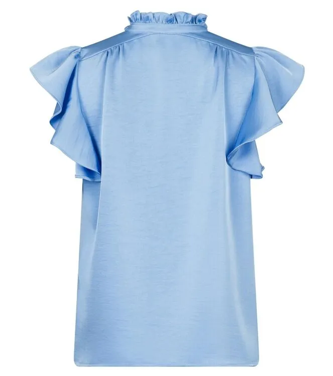 Neo Noir | Stella heavy sateen blouse