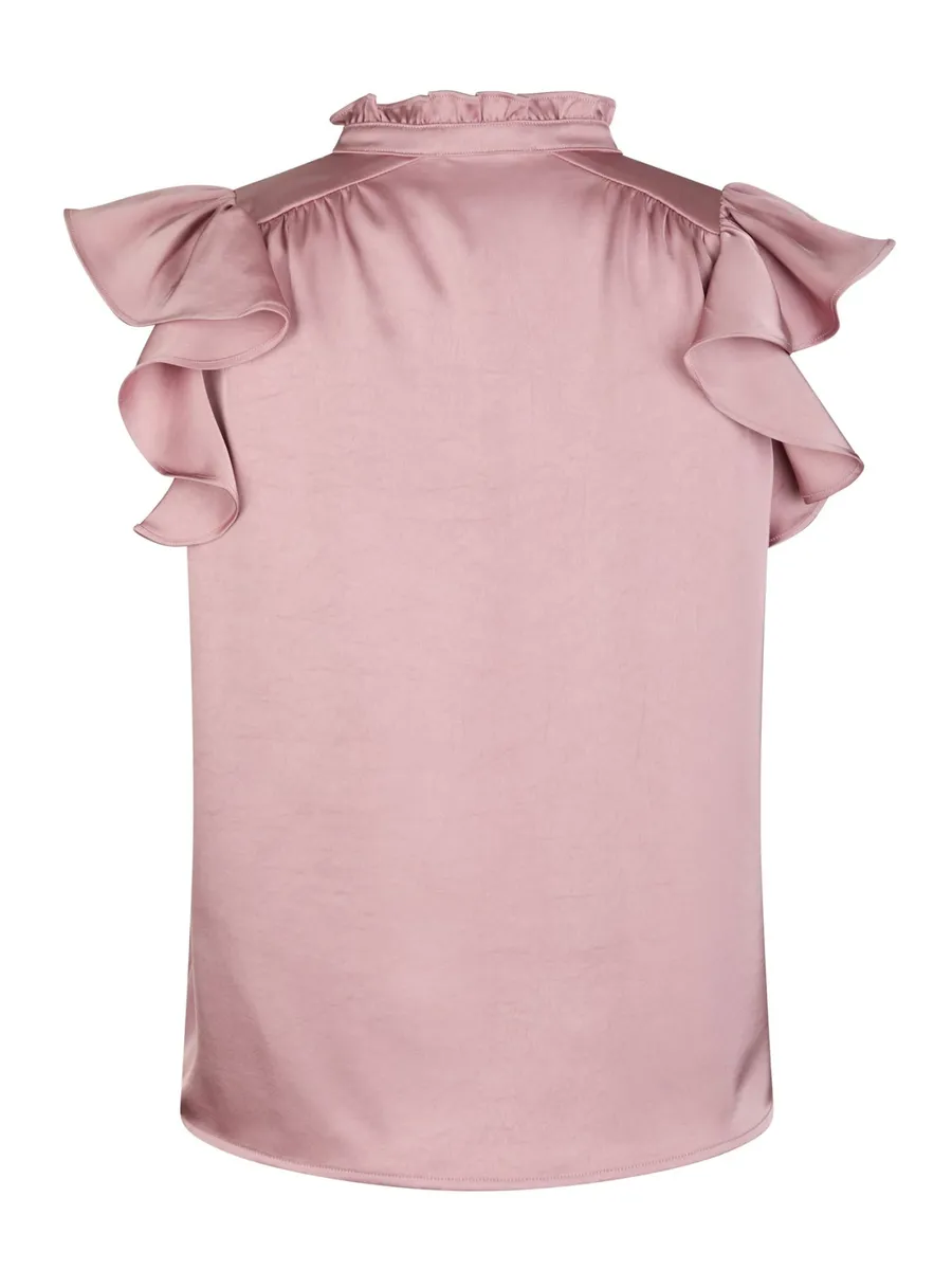 Neo Noir | Stella heavy sateen blouse