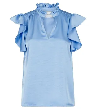 Neo Noir | Stella heavy sateen blouse