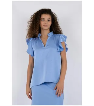 Neo Noir | Stella heavy sateen blouse