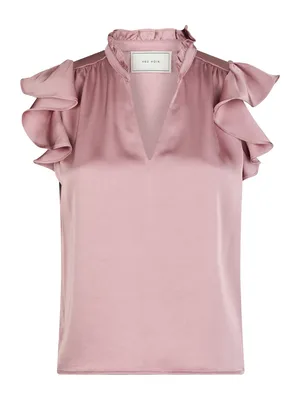 Neo Noir | Stella heavy sateen blouse