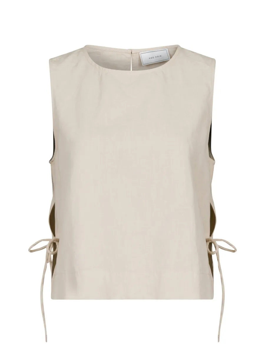 Neo Noir | Svetlana linen top