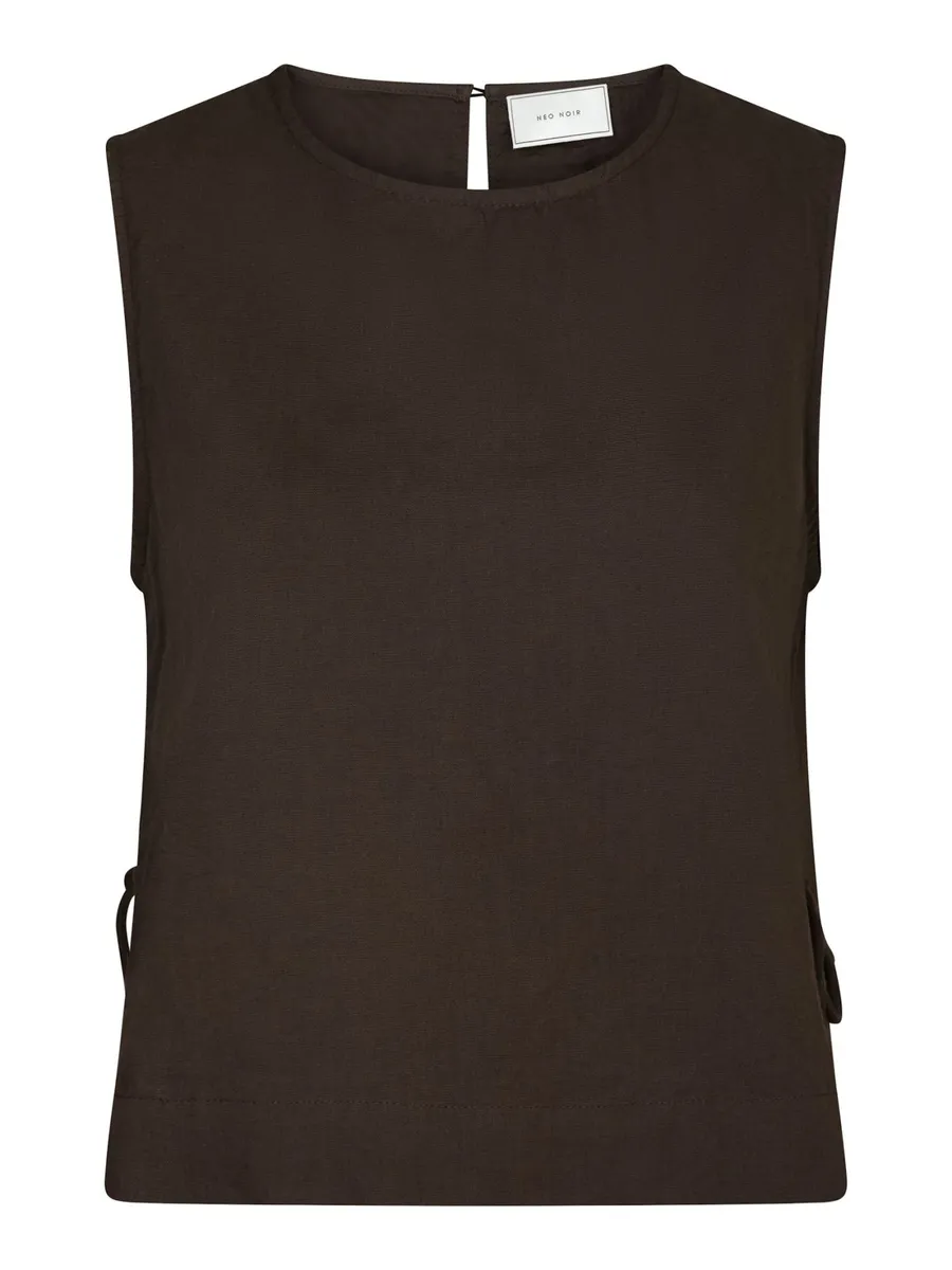 neo Noir | Svetlana linen top