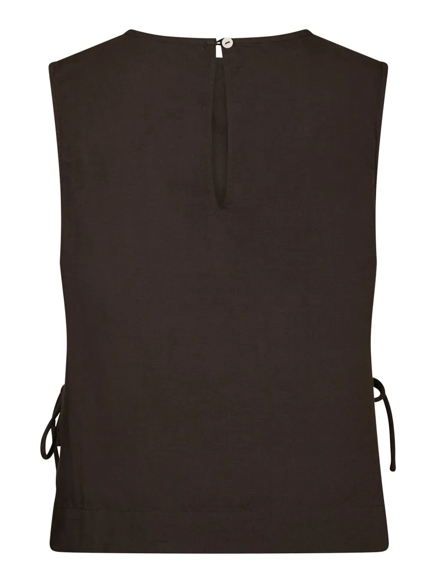 neo Noir | Svetlana linen top