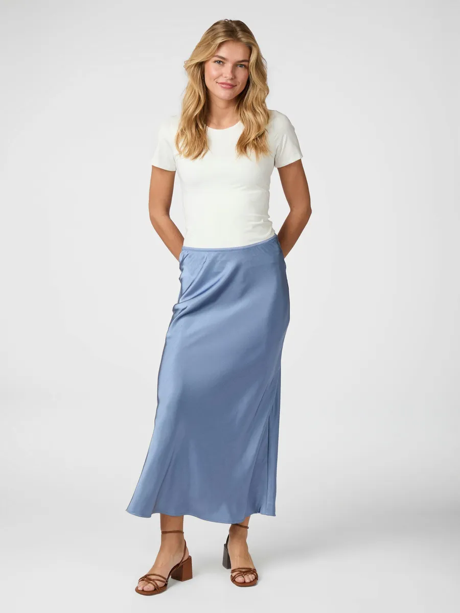 Neo Noir | Vicky heavy sateen skirt