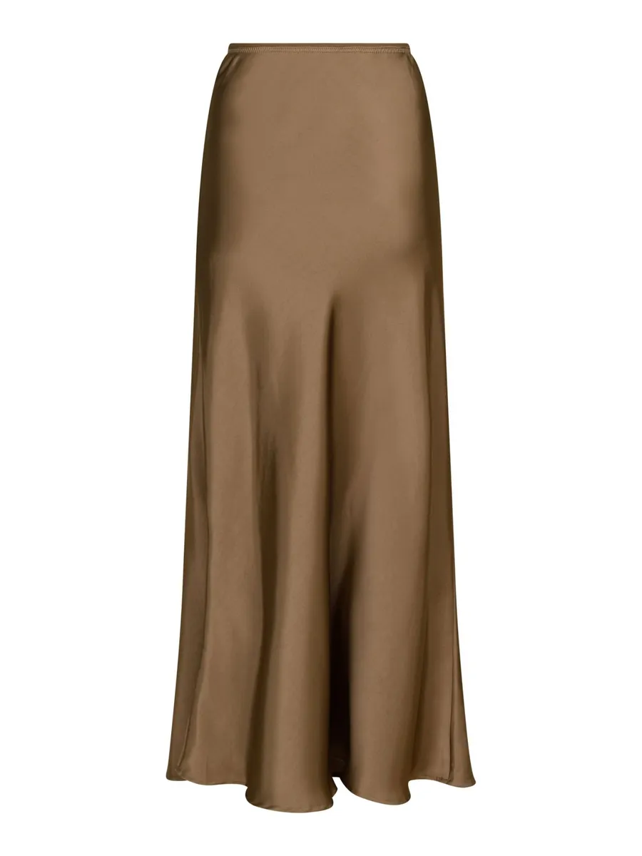 Neo Noir | Vicky heavy sateen skirt