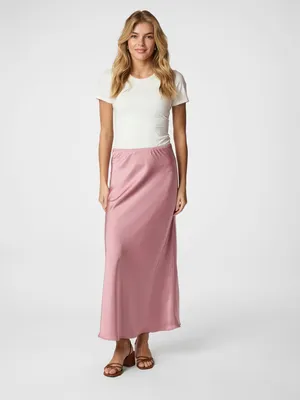 Neo Noir | Vicky heavy sateen skirt