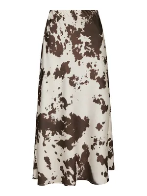 Neo Noir | Viso cow print skirt