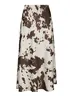 Neo Noir | Viso cow print skirt