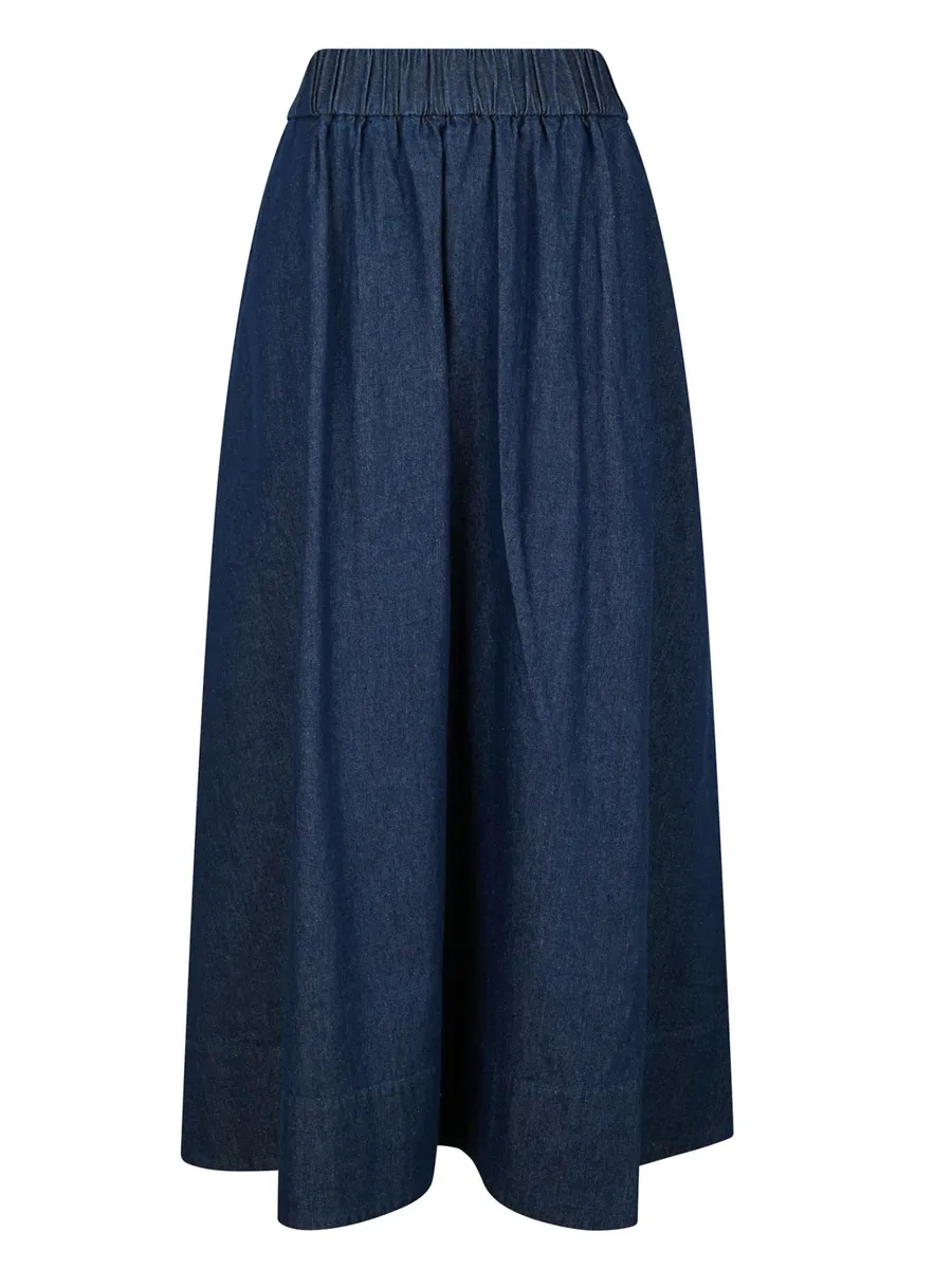 Neo Noir | Yara denim long skirt