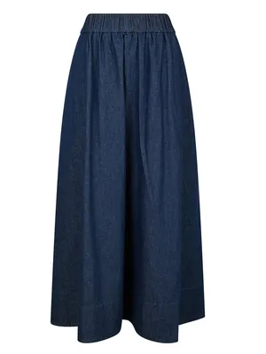 Neo Noir | Yara denim long skirt