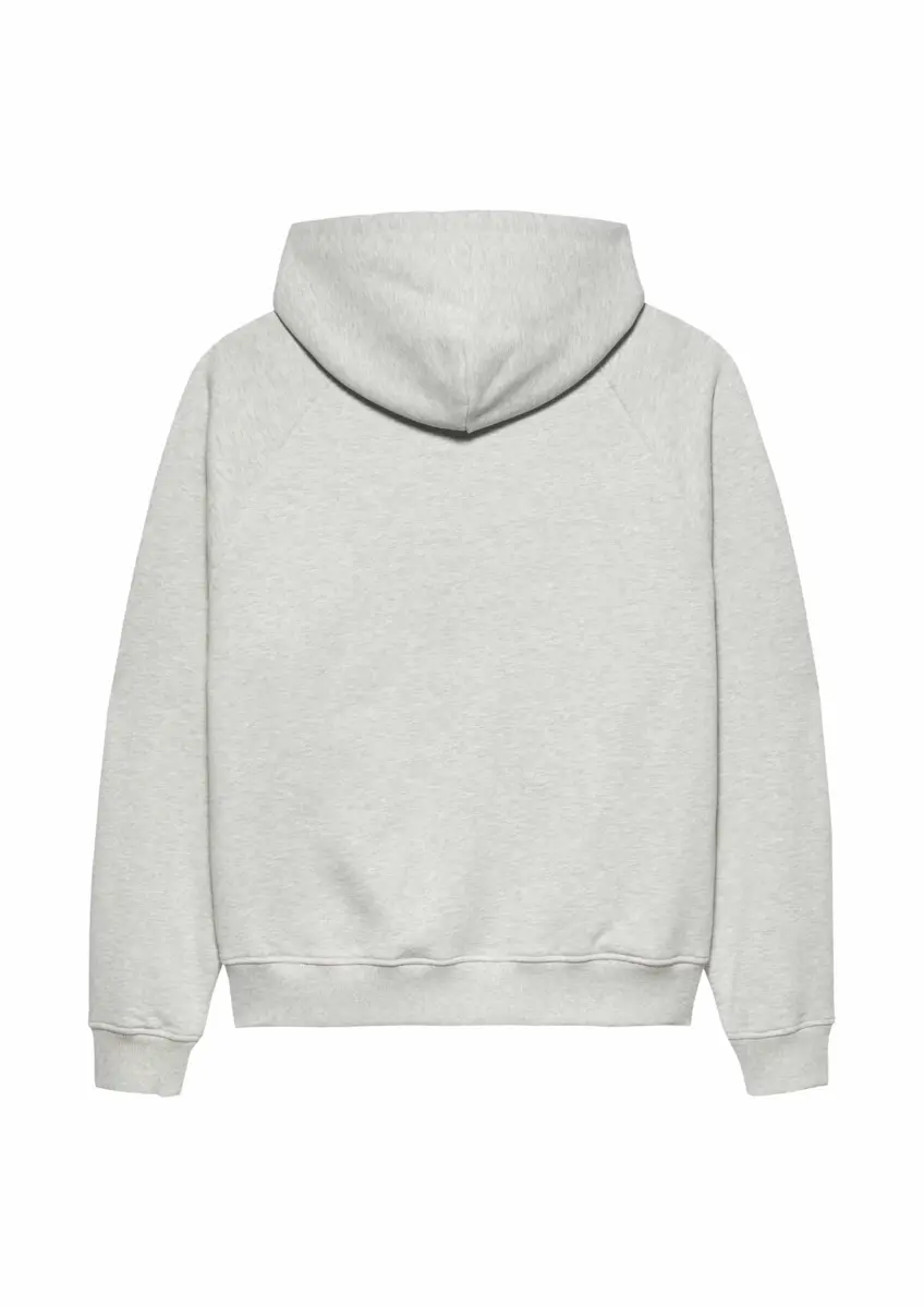 New Amsterdam | Front logo hoodie/ash