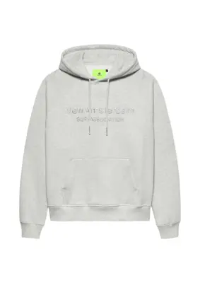 New Amsterdam | Front logo hoodie/ash