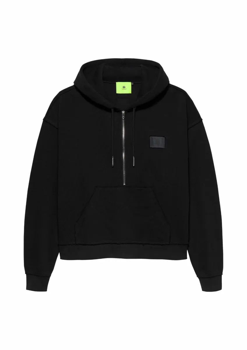New Amsterdam | Half zip hoodie black