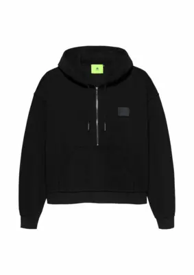 New Amsterdam | Half zip hoodie black
