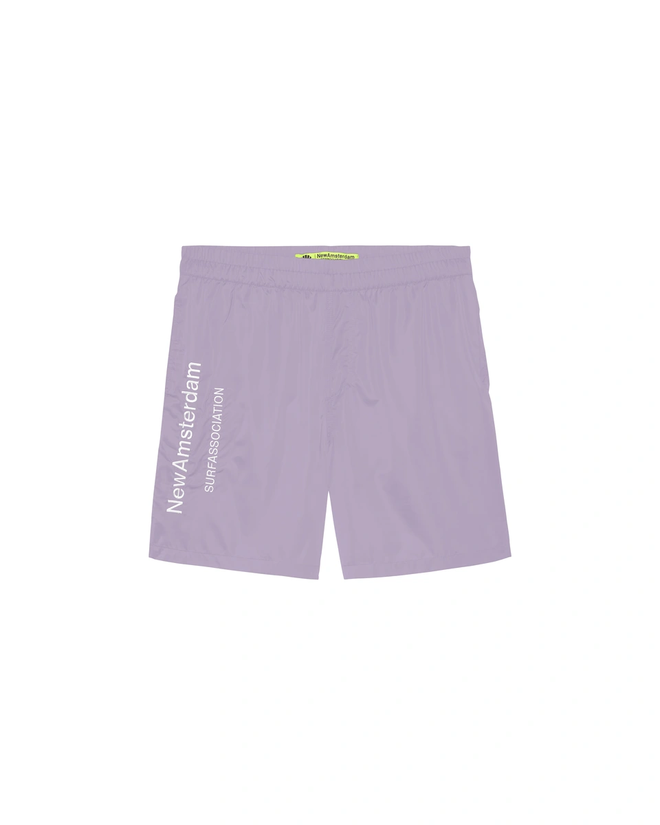 New Amsterdam | Logo boardshort light purple