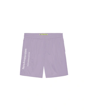 New Amsterdam | Logo boardshort light purple
