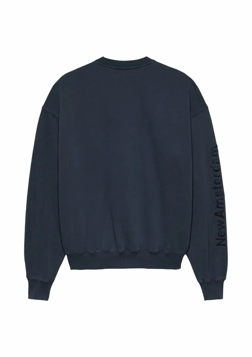 New Amsterdam | Logo crewneck tonal/navyblazer