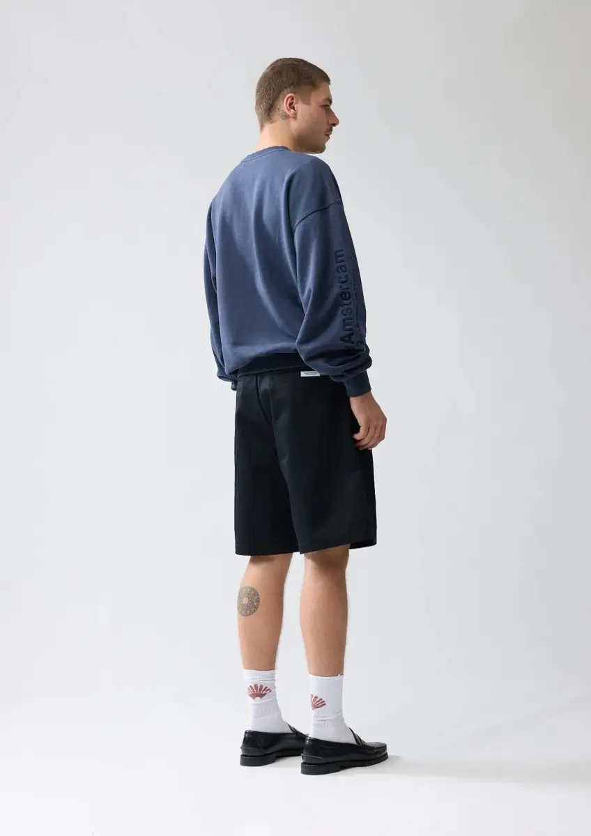 New Amsterdam | Logo crewneck tonal/navyblazer