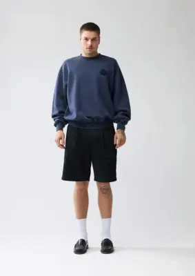 New Amsterdam | Logo crewneck tonal/navyblazer