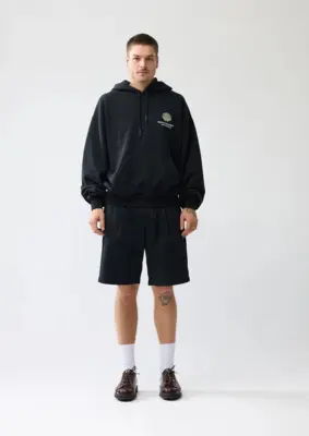 New Amsterdam | Logo hoodie black/almostaqua