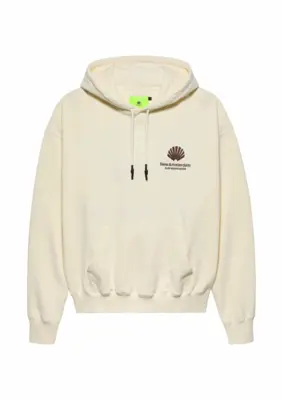 New Amsterdam | Logo hoodie bone/pottingsoil