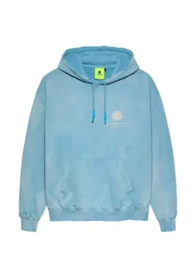 New Amsterdam | Logo hoodie washed blue