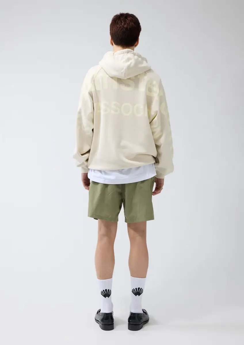 New Amsterdam | Logo line hoodie turtledove