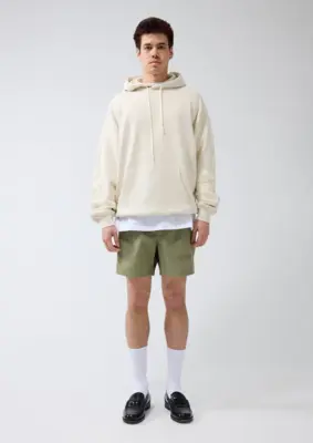 New Amsterdam | Logo line hoodie turtledove