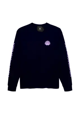 New Amsterdam | Logo longsleeve black purple