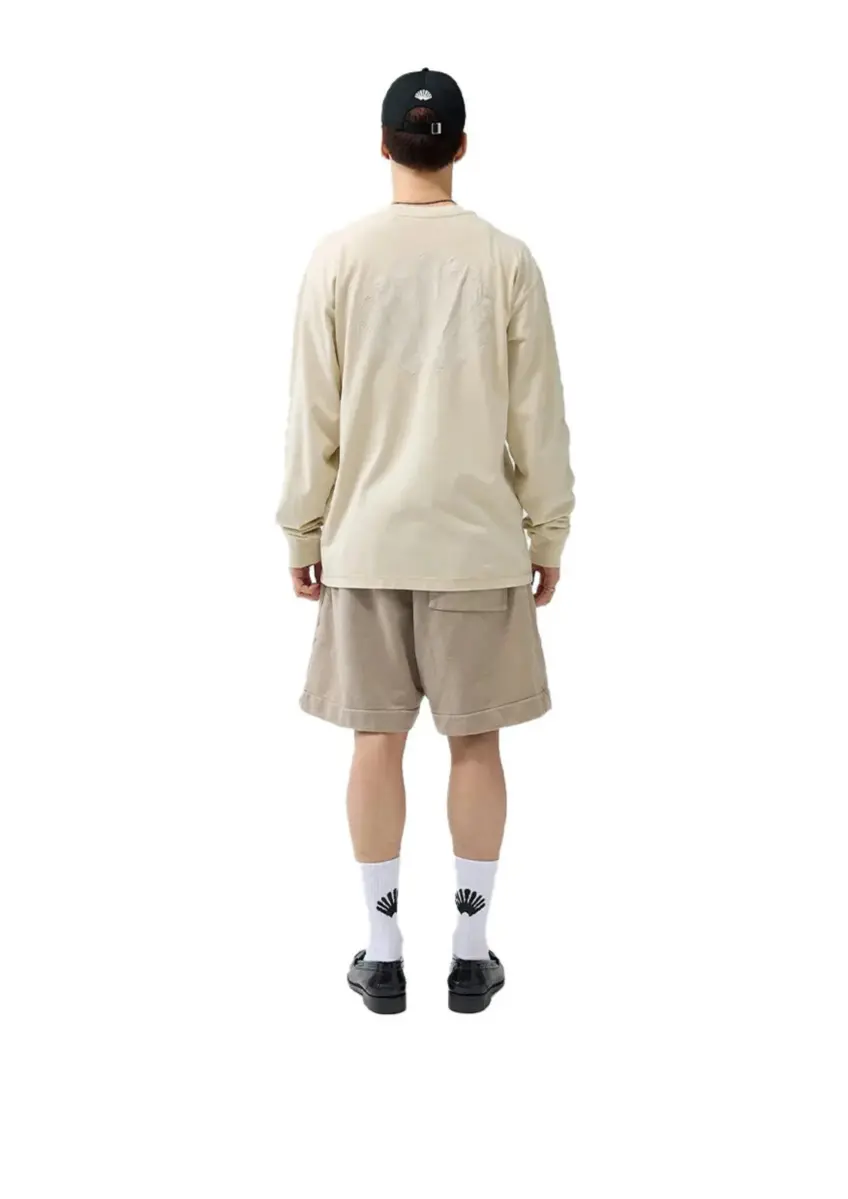 New Amsterdam | Logo longsleeve/washedembro seneca rock