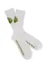 New Amsterdam | Logo socks white green logo