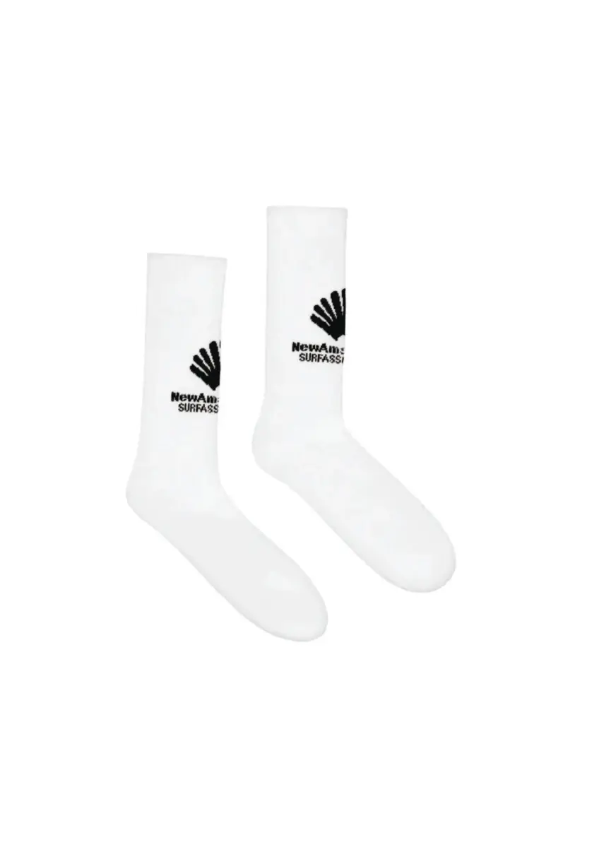 New Amsterdam | Logo socks white