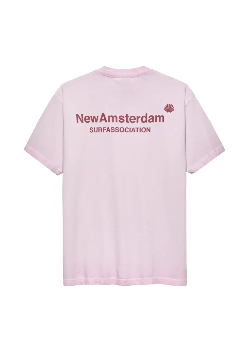 New Amsterdam | Logo tee fair orchid