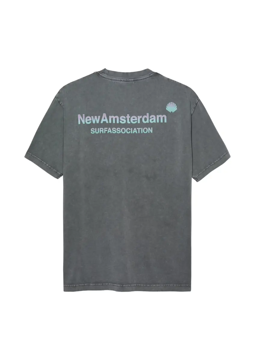 New Amsterdam | Logo tee grey