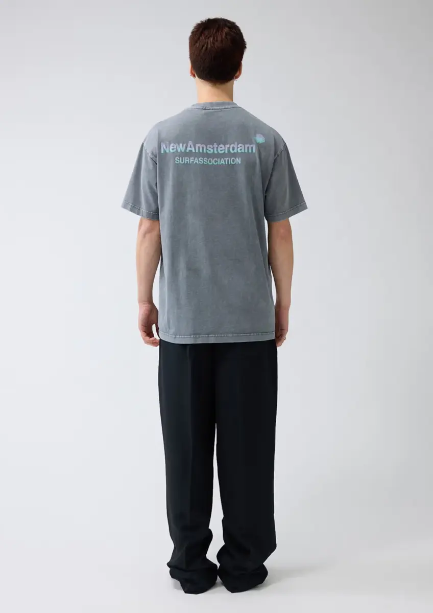 New Amsterdam | Logo tee grey