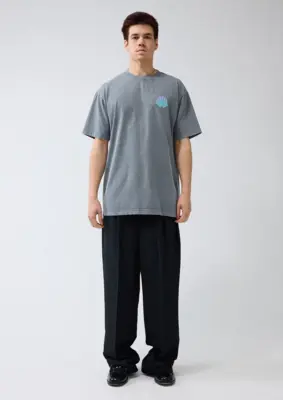 New Amsterdam | Logo tee grey