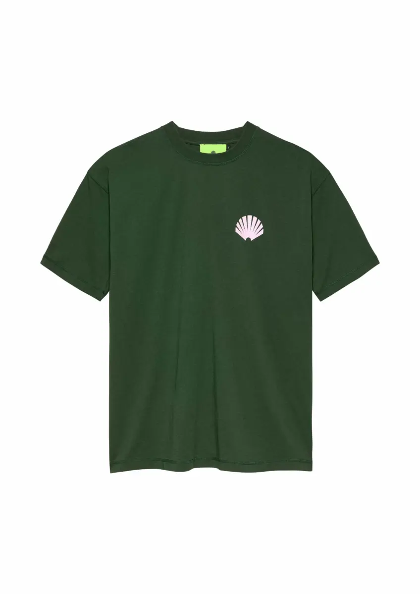 New Amsterdam | Logo tee kombu green