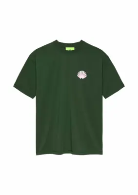 New Amsterdam | Logo tee kombu green