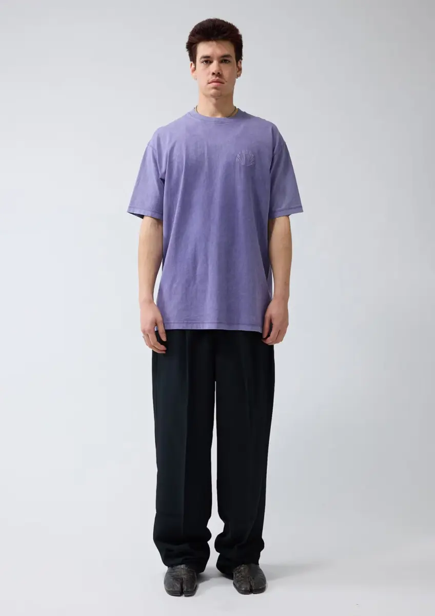 New Amsterdam | Logo tee washed embro purple haze