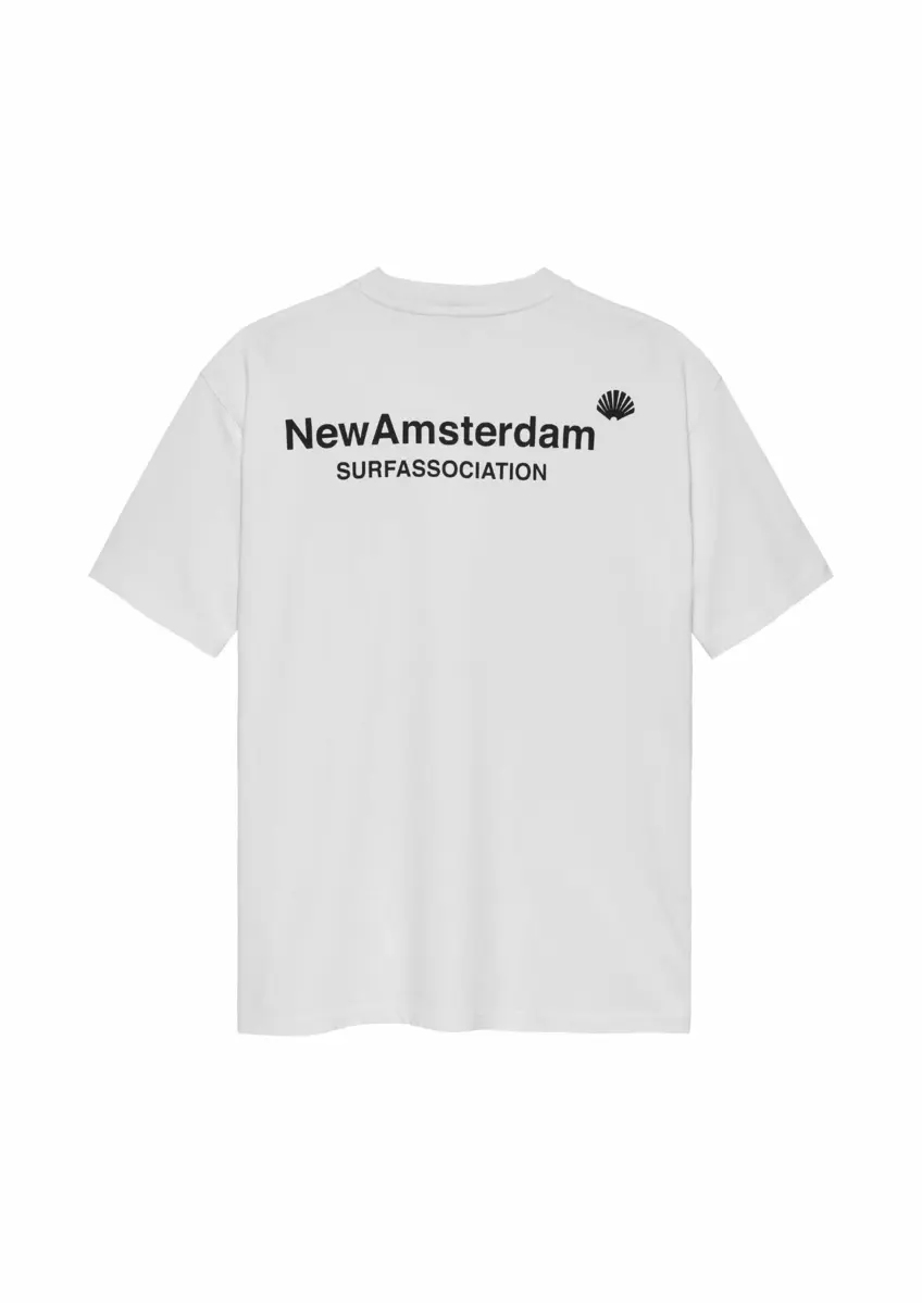 New Amsterdam | Logo tee white/black