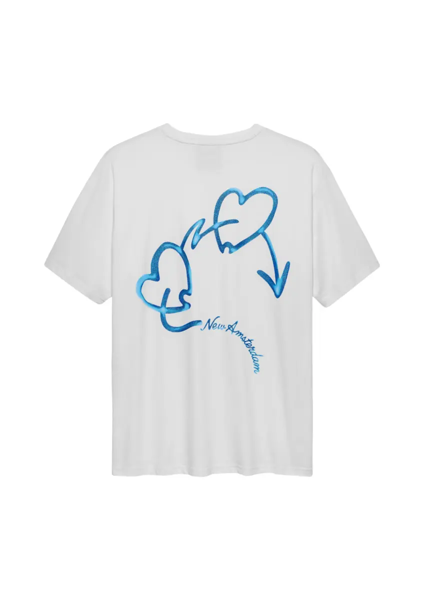 New Amsterdam | Love connect tee/white