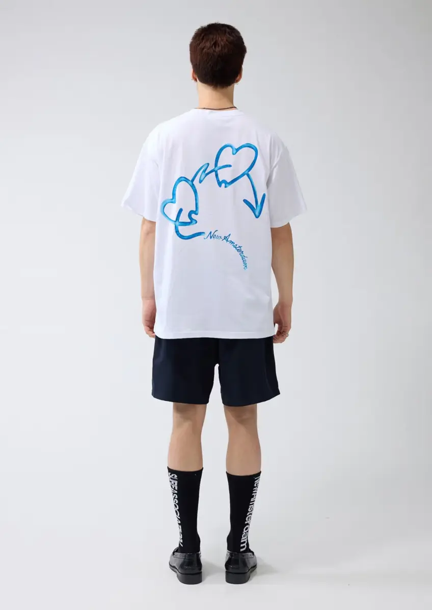 New Amsterdam | Love connect tee/white